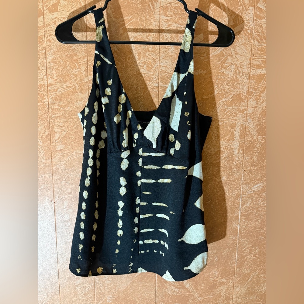 Banana Republic Black and Tan Camisole